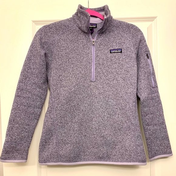 PATAGONIA 1/4 zipper fleece sweater 💜 - Picture 2 of 5